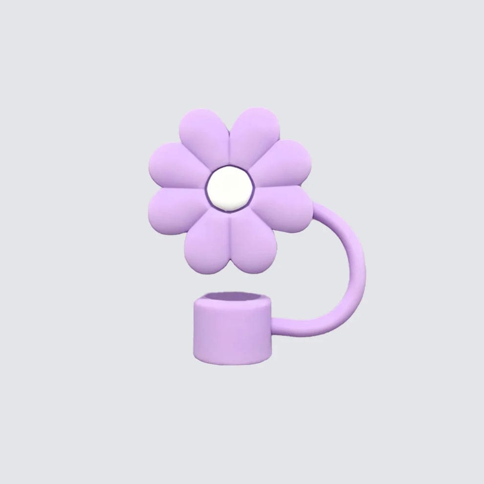 Silicone Flower Stopper Compatible with 40oz Tumbler | Reusable Spill-Resistant Straw Cover | Random Color - Buy Online in Pakistan at Zenbu Store (Image 7)
