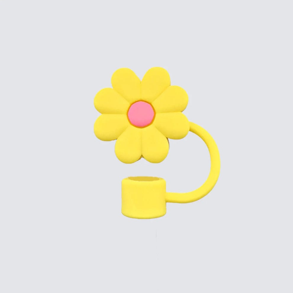 Silicone Flower Stopper Compatible with 40oz Tumbler | Reusable Spill-Resistant Straw Cover | Random Color - Buy Online in Pakistan at Zenbu Store (Image 9)