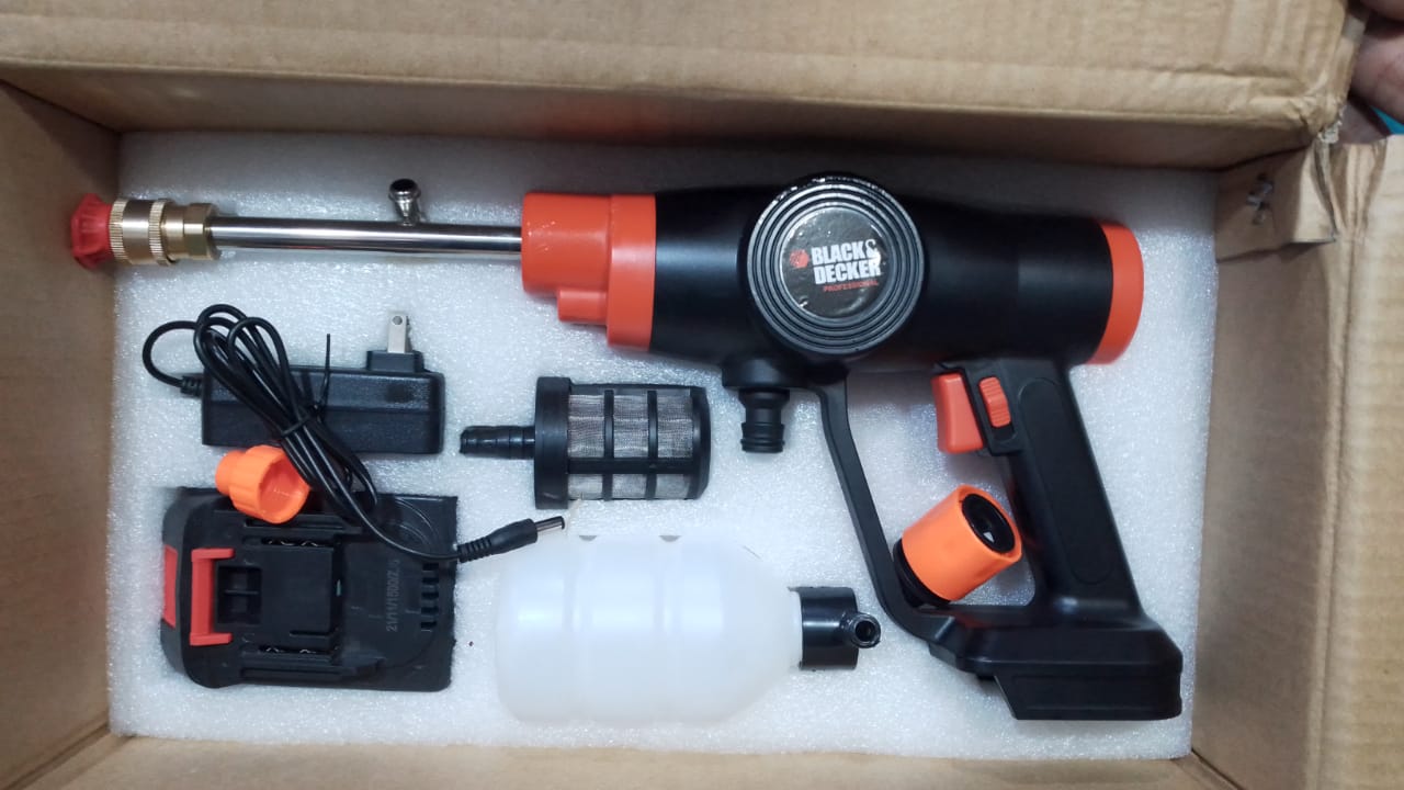 BLACK & DECKER IMPORTED Cordless High Pressure Washer – Single Lithium Battery Power thumbnail 5