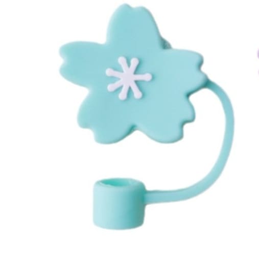 Silicone Flower Stopper Compatible with 40oz Tumbler | Reusable Spill-Resistant Straw Cover | Random Color - Buy Online in Pakistan at Zenbu Store (Image 8)