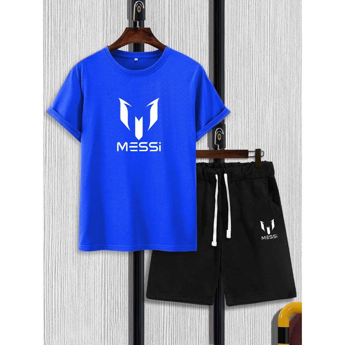Printed Half Sleeves Cotton Jersey Summer Tracksuit for Boys, – Soft and Comfortable Fabric Summer T-Shirt and Shorts Se...