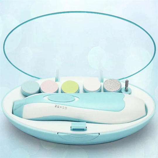 Premium 6-in-1 Electric Baby Nail Trimmer Set - Buy Online in Pakistan at Zenbu Store (Image 6)