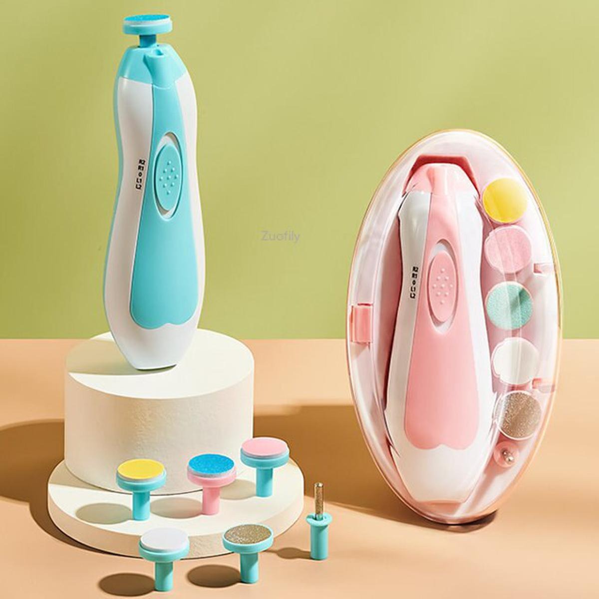Premium 6-in-1 Electric Baby Nail Trimmer Set - Buy Online in Pakistan at Zenbu Store