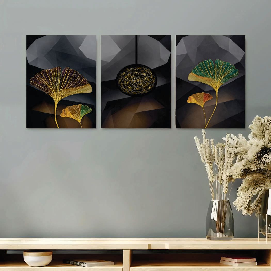 Set of 3 Premium Wall Art Photo Tiles – Modern Home Decor Sets 8x11 buy online in Pakistan