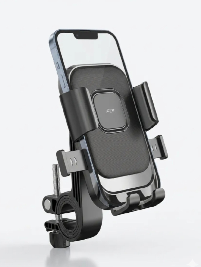 FLY PT-030 Universal Bike Phone Holder Secure Stable Hands Free Riding With 360 Degree Adjustable Viewing buy online in Pakistan
