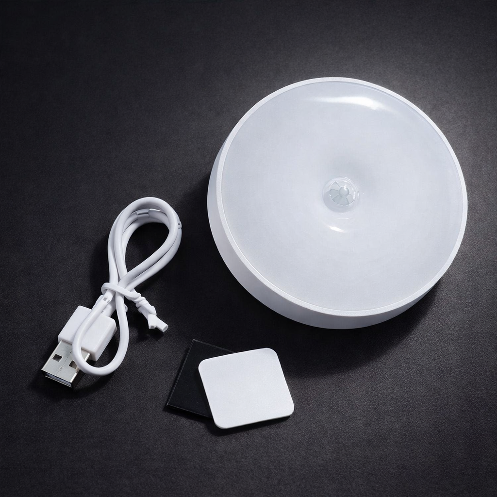 Intelligent Induction Lamp – Smart Motion Sensor Rechargeable Wireless Night Light l Sensor With Button buy online in Pakistan