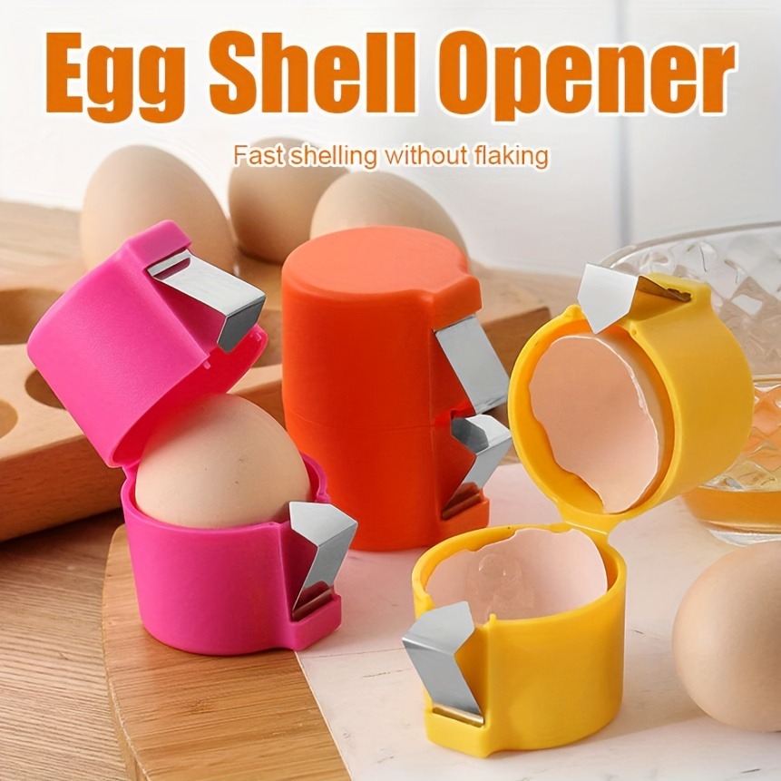 Egg Shell Opener Cutter – Portable Stainless Steel Egg Topper Tool for Boiled Eggs (Random Color) buy online in Pakistan