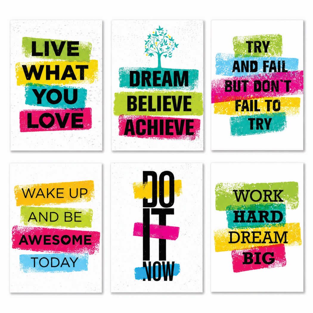 Set of 6 Premium Wall Art Photo Tiles – Modern Home Decor Sets 8x11 buy online in Pakistan