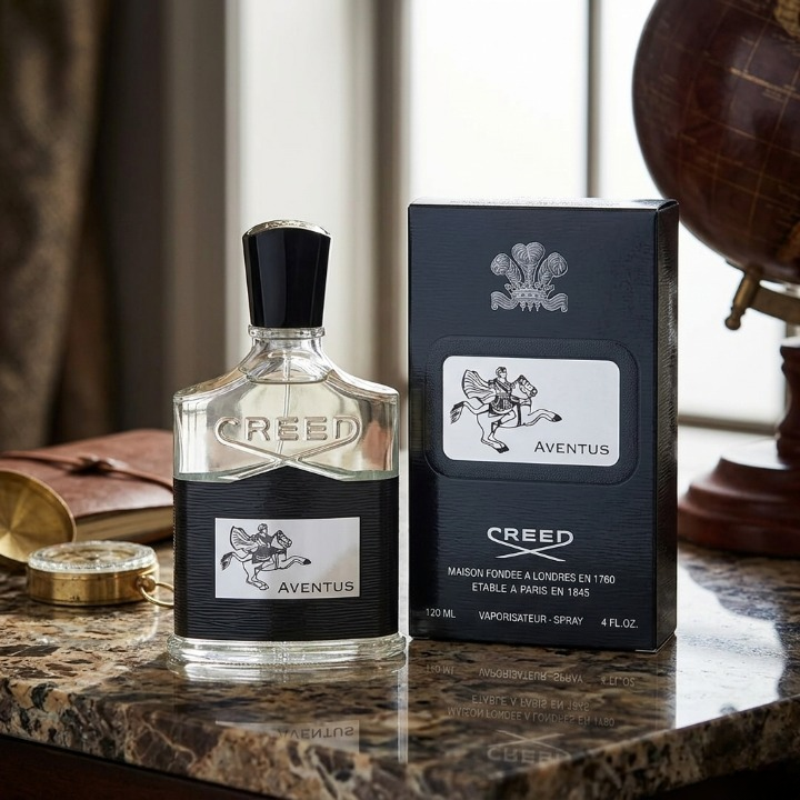 Creed Aventus Fragrance Set 120ml Eau De Parfum Premium Long Lasting Unisex Perfume Elegant Design buy online in Pakistan