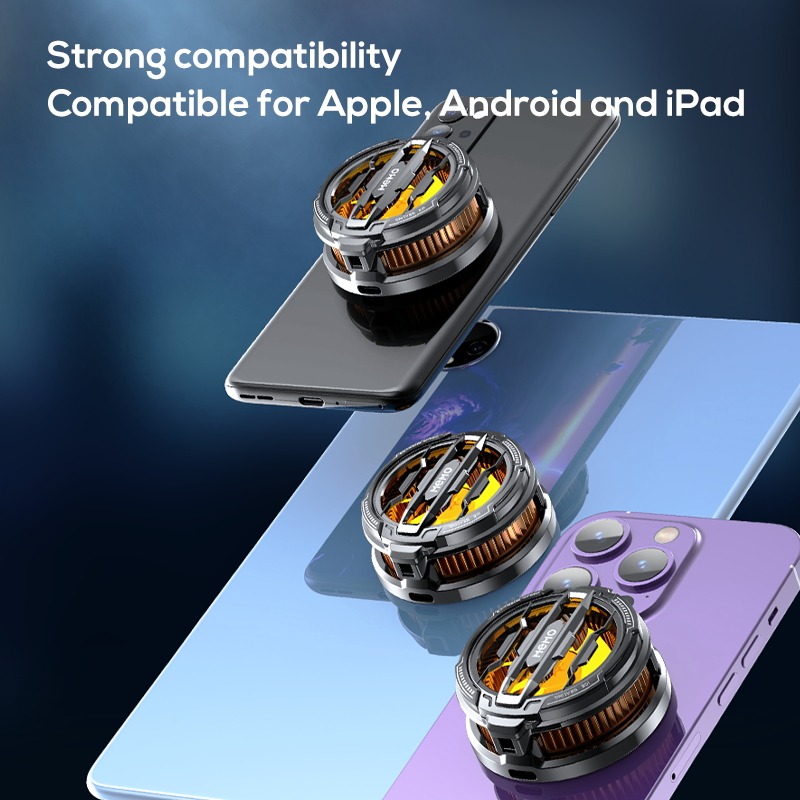 MEMO CX07 Pro Mobile Cooling Fan 25W Semiconductor Phone Cooler – Fast Cooling Gaming Radiator for Android & iPhone ~ Magnetic Support buy online in Pakistan