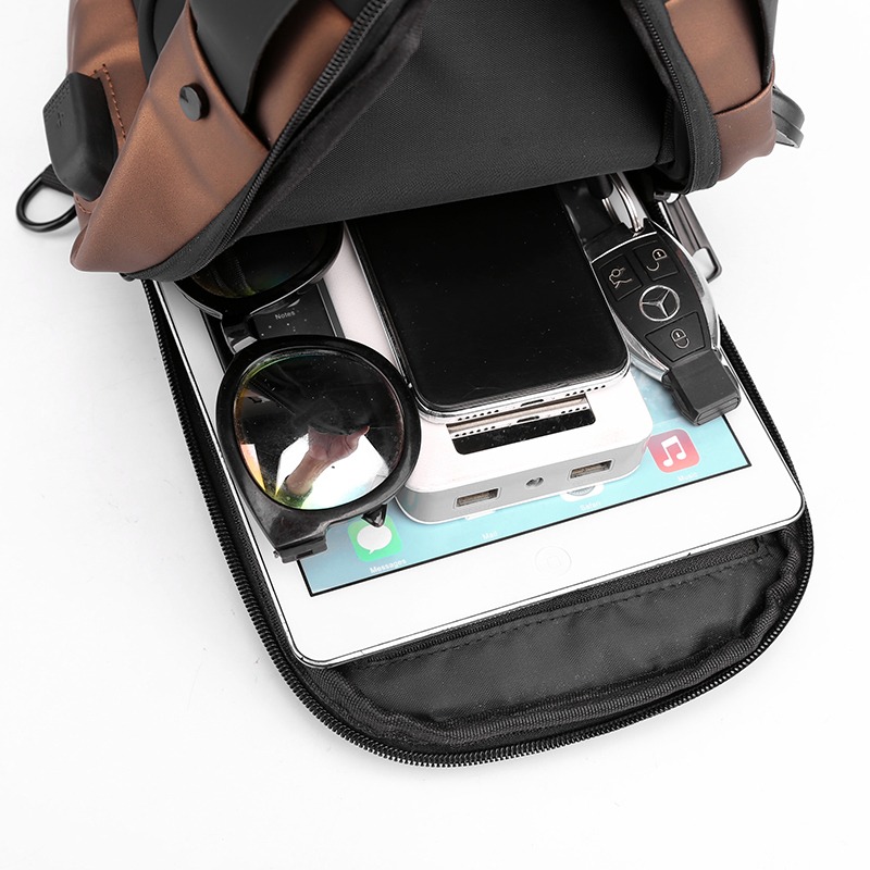 Anti-Theft Cross Body Bag With Password Lock Smooth Zippers And High-Capacity Storage For Secure Travel And Convenient Daily Use (Random Color) thumbnail 3