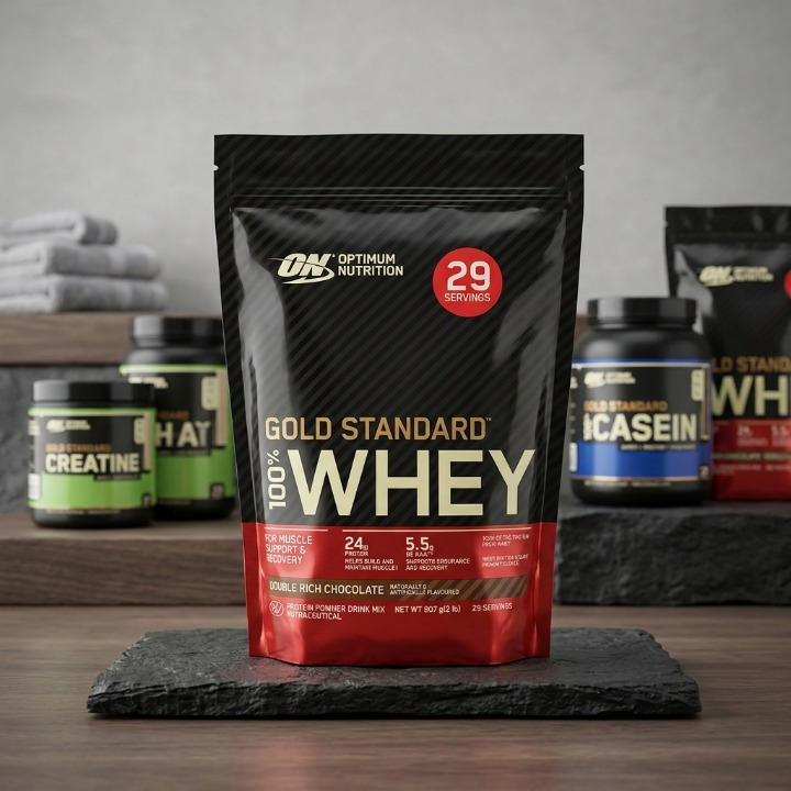 Optimum Nutrition (ON) Gold Standard 100% Whey Protein Powder – Double Rich Chocolate, 29 Servings (2 lbs / 907g) buy online in Pakistan