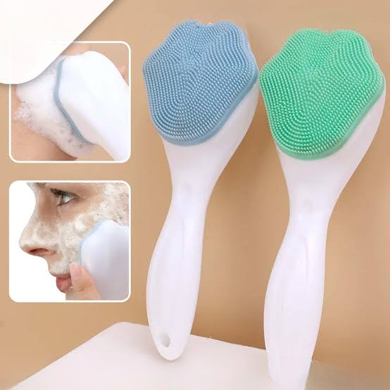 3 in 1 Silicone Bath & Skincare Value Bundle – Shower Brush, Back Scrubber & Face Cleansing Brush Set thumbnail 2