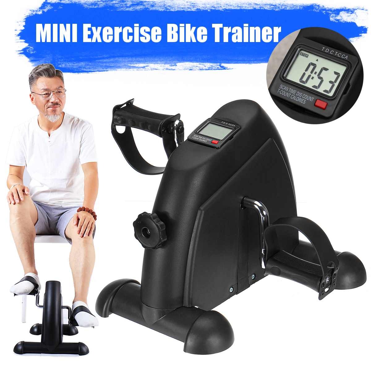 Portable Mini Cycle Bike Exercise Cycle With Digital Meter Compact Fitness Machine For Home Office And Travel buy online in Pakistan