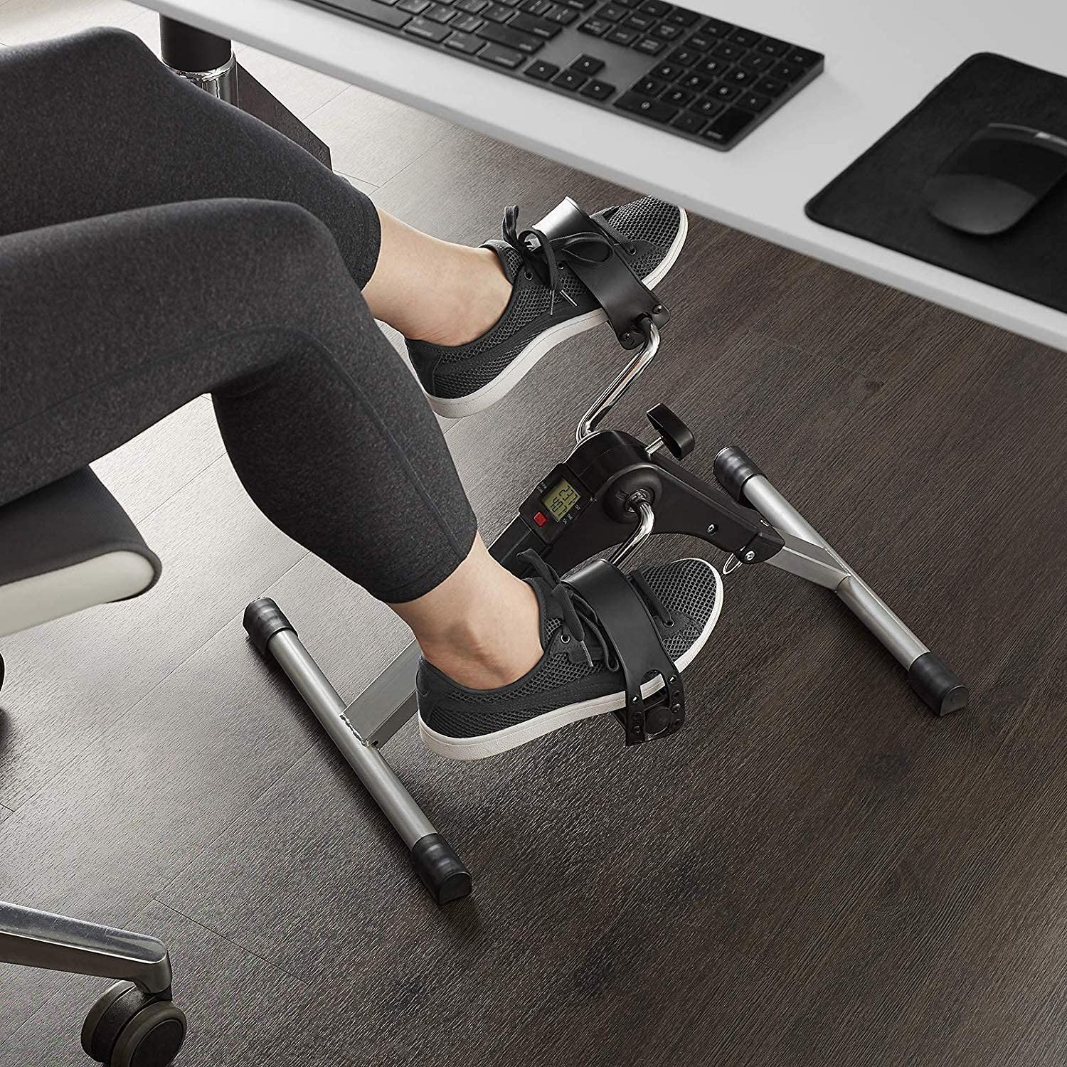 Mini Bike Pedal Exerciser Arms And Leg Pedal Exerciser With Digital Meter Foldable Mini Fitness Cycle Home Exercise Machine buy online in Pakistan