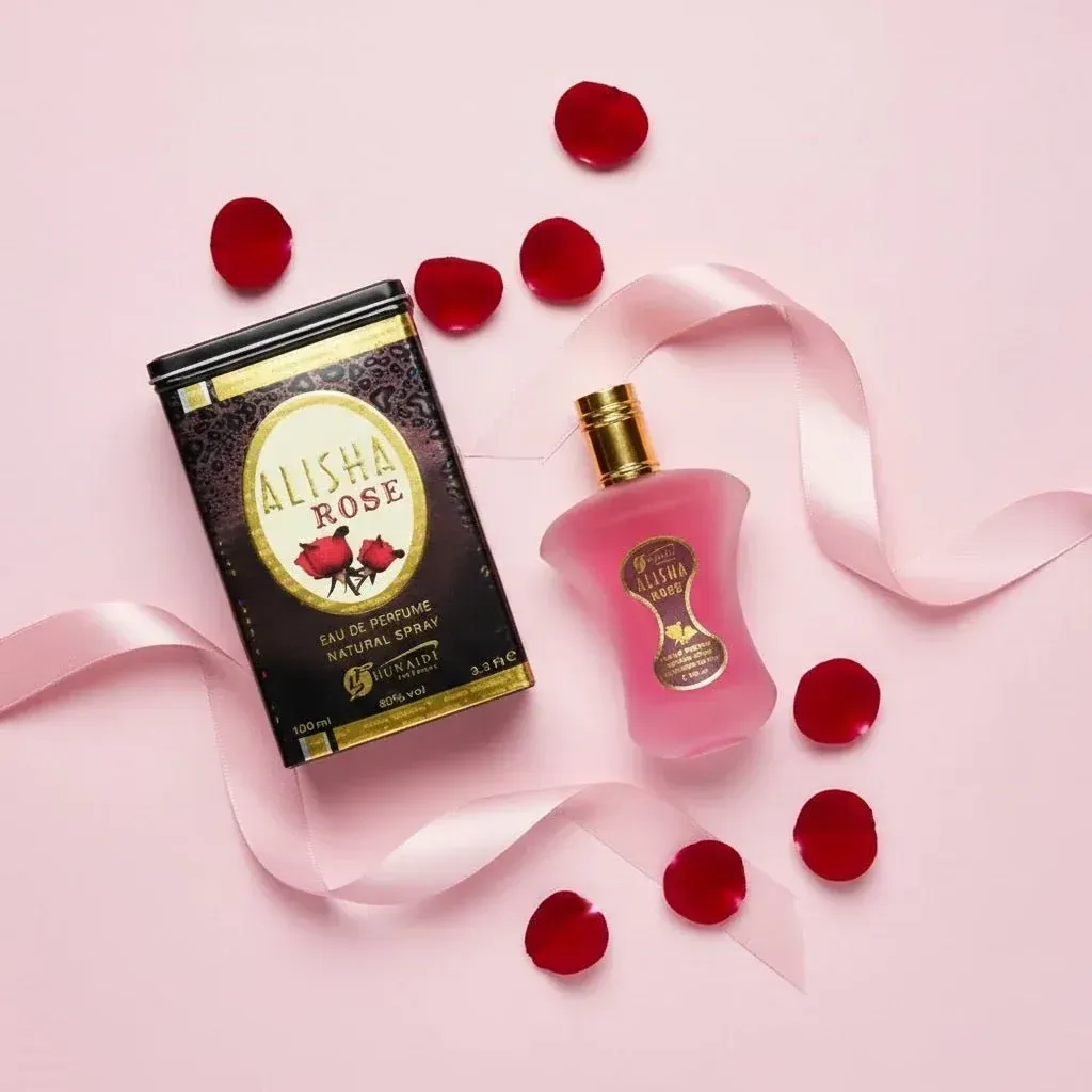 Alisha Rose Perfume By Hunaidi For Women EDP 100ml Elegant Long Lasting Floral Fragrance buy online in Pakistan
