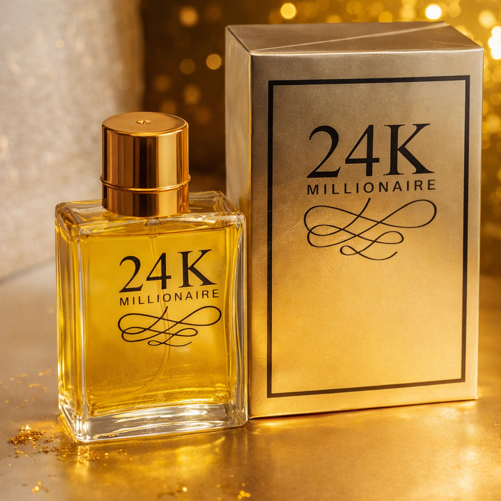 24K MILLIONAIRE Eau De Parfum for Men – Premium Long-Lasting Luxury Vaporisateur Natural Spray - 100ml buy online in Pakistan
