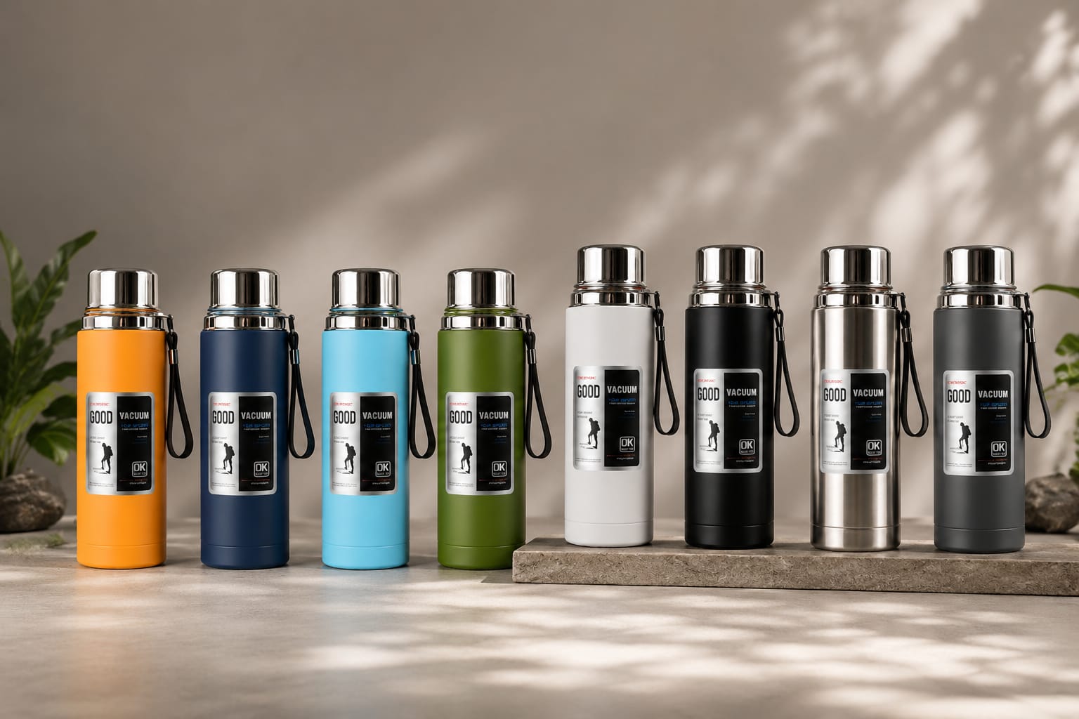 Double Wall Stainless Steel Water Bottle – Vacuum Insulated Thermal Flask | 24H Cold & 12H Hot | Leakproof Design