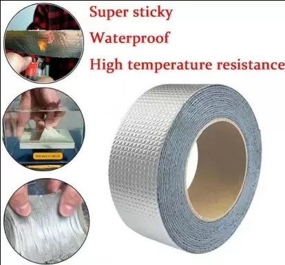 Heavy Duty Aluminum Foil Butyl Tape Waterproof Sealant For Repairing Leaks And Sealing Cracks Durable Strong Adhesive view 3