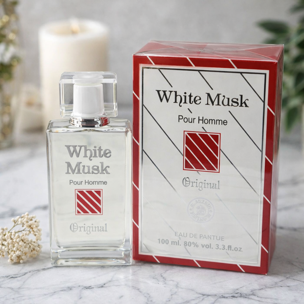 White Musk Pour Homme Original Eau De Parfum – Long-Lasting Premium Men's Fragrance Spray, 100ml buy online in Pakistan