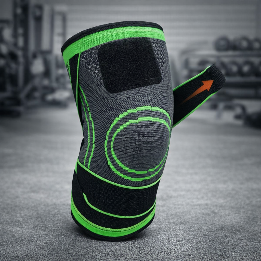 Premium Compression Knee Brace – High-Elasticity Joint Support Sleeve with Adjustable Dual Tension Straps & Breathable Knit Fabric buy online in Pakistan