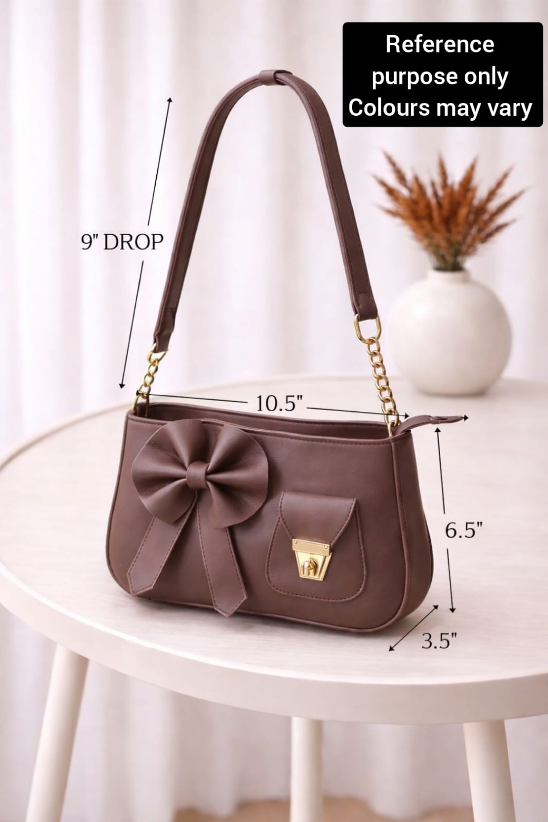 Bella Bow Shoulder Bag - Buy Online in Pakistan at Zenbu Store (Image 7)