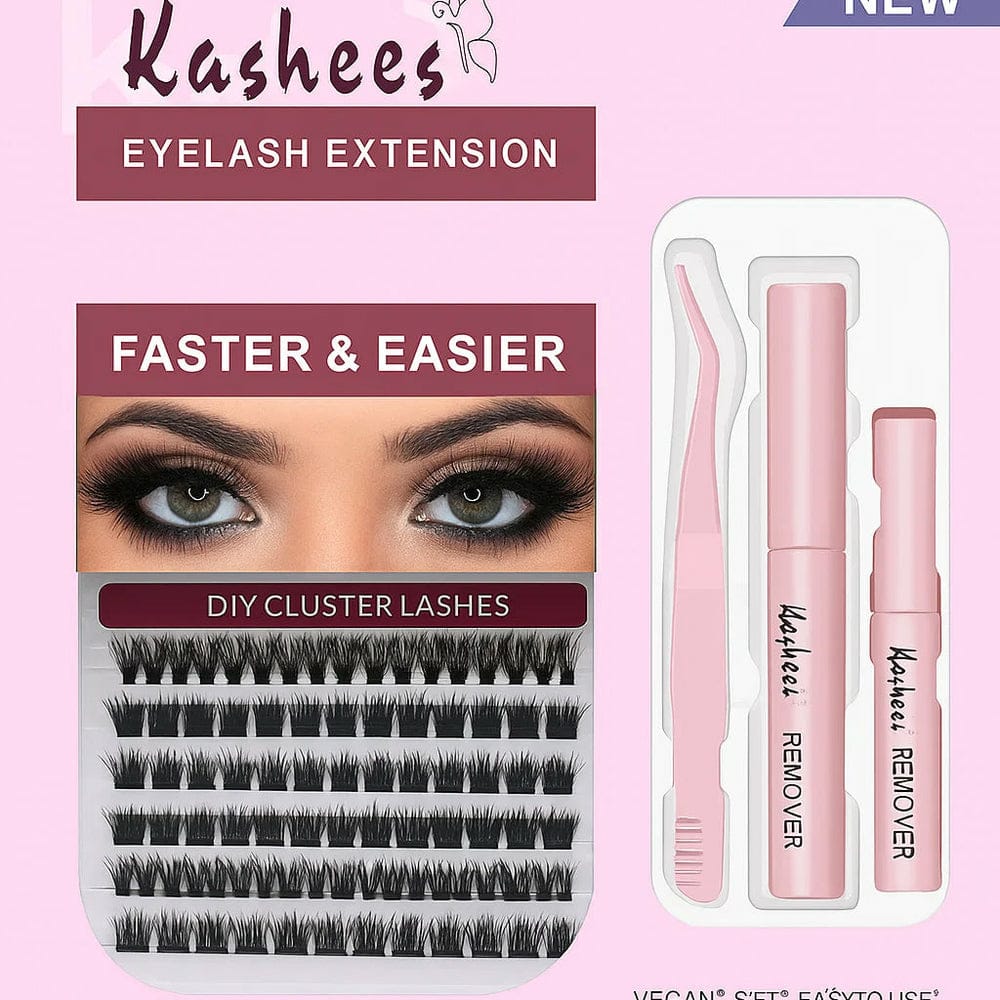 Kashee's 4 In 1 Permanent Eyelash Extension Set Professional Lash Kit | Mix Size buy online in Pakistan