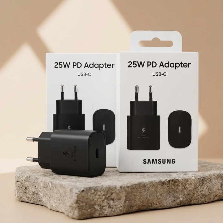 Samsung 25w Super Fast Adapter - High Speed Wall Charger Block For Efficient Rapid Charging buy online in Pakistan