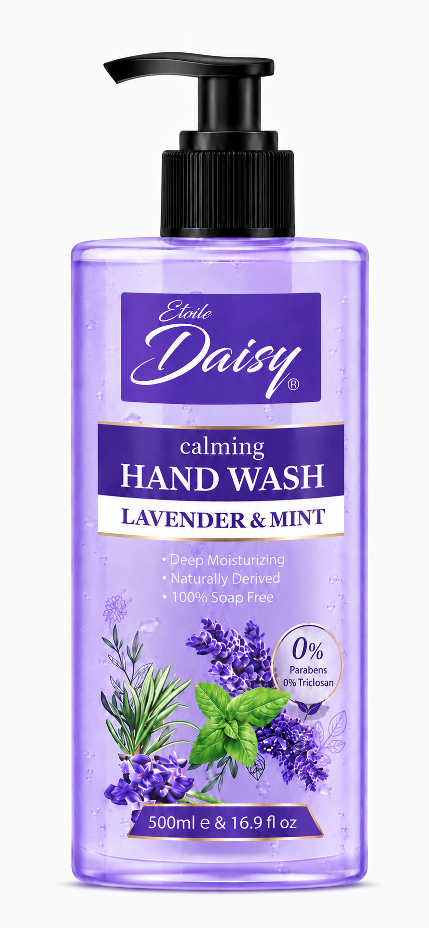 Etoile Daisy Calming Lavender & Mint Hand Wash 500ml – Deep Moisturizing & Refreshing Skin Care Hand Wash buy online in Pakistan