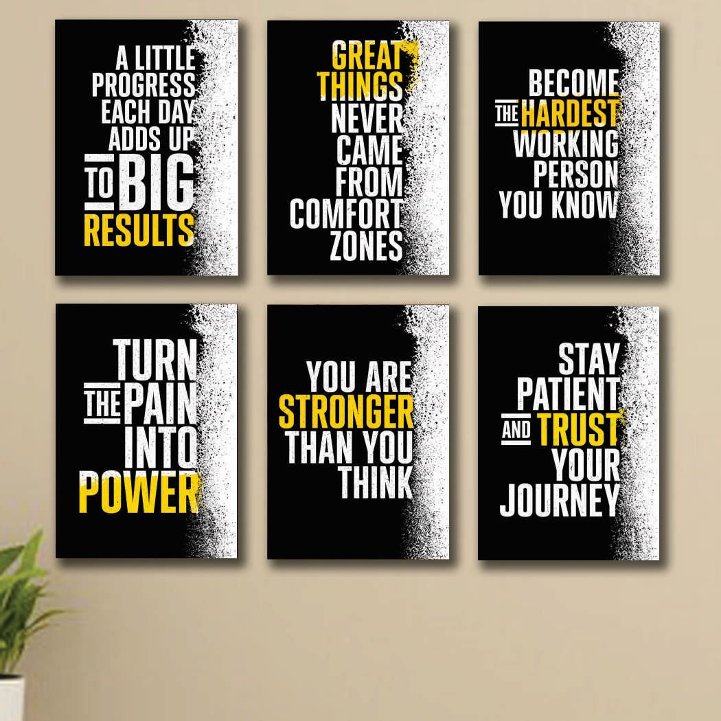 Set of 6 Premium Wall Art Photo Tiles – Modern Home Decor Sets 8x11 buy online in Pakistan