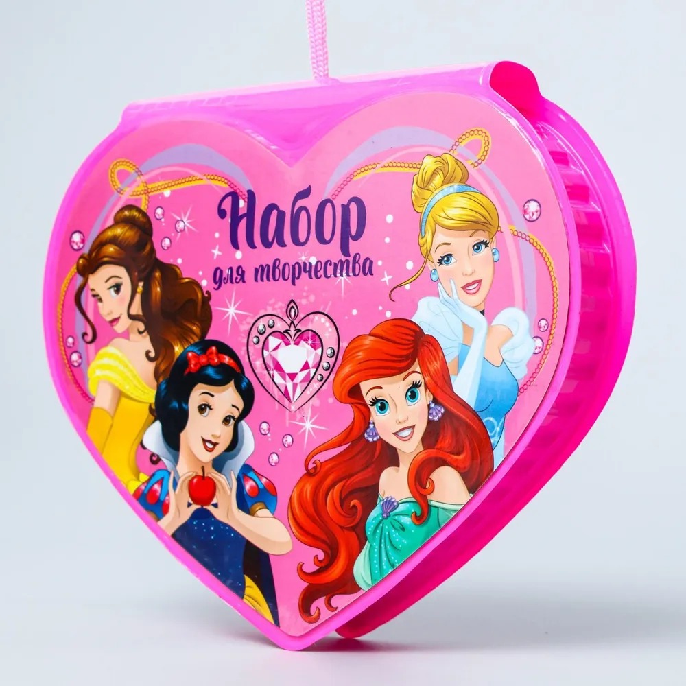 52 Pcs Heart Shape Colour Kit Painting Set For Kids With Crayons Markers And Art Accessories (Random Characters) thumbnail 3