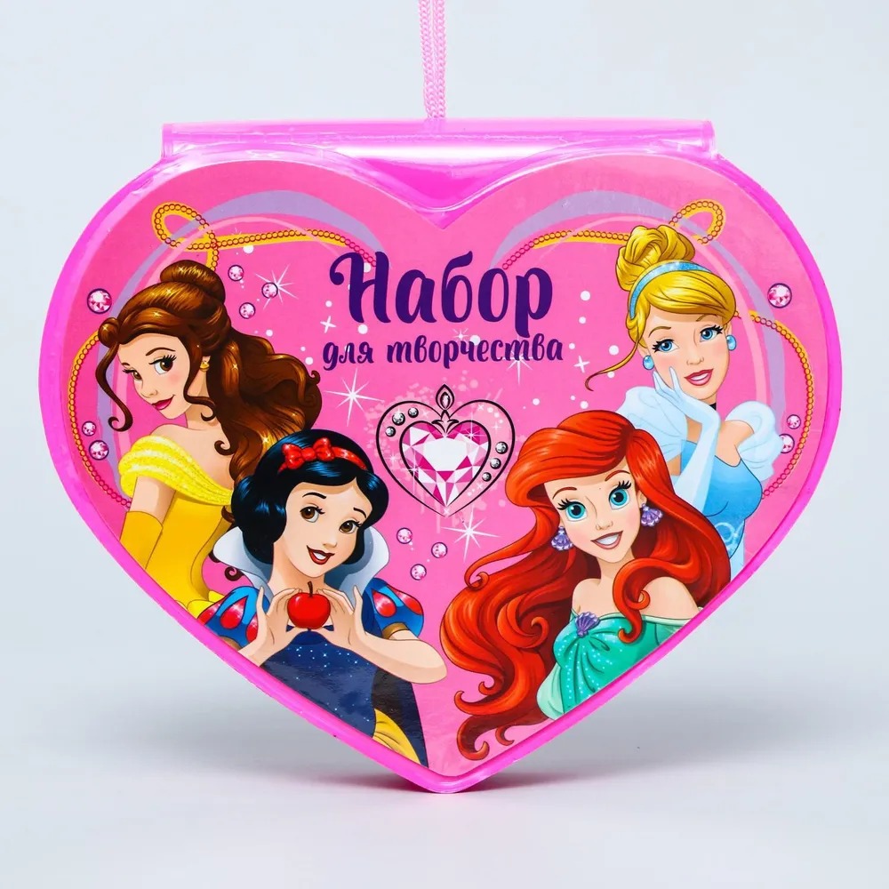 52 Pcs Heart Shape Colour Kit Painting Set For Kids With Crayons Markers And Art Accessories (Random Characters) thumbnail 4