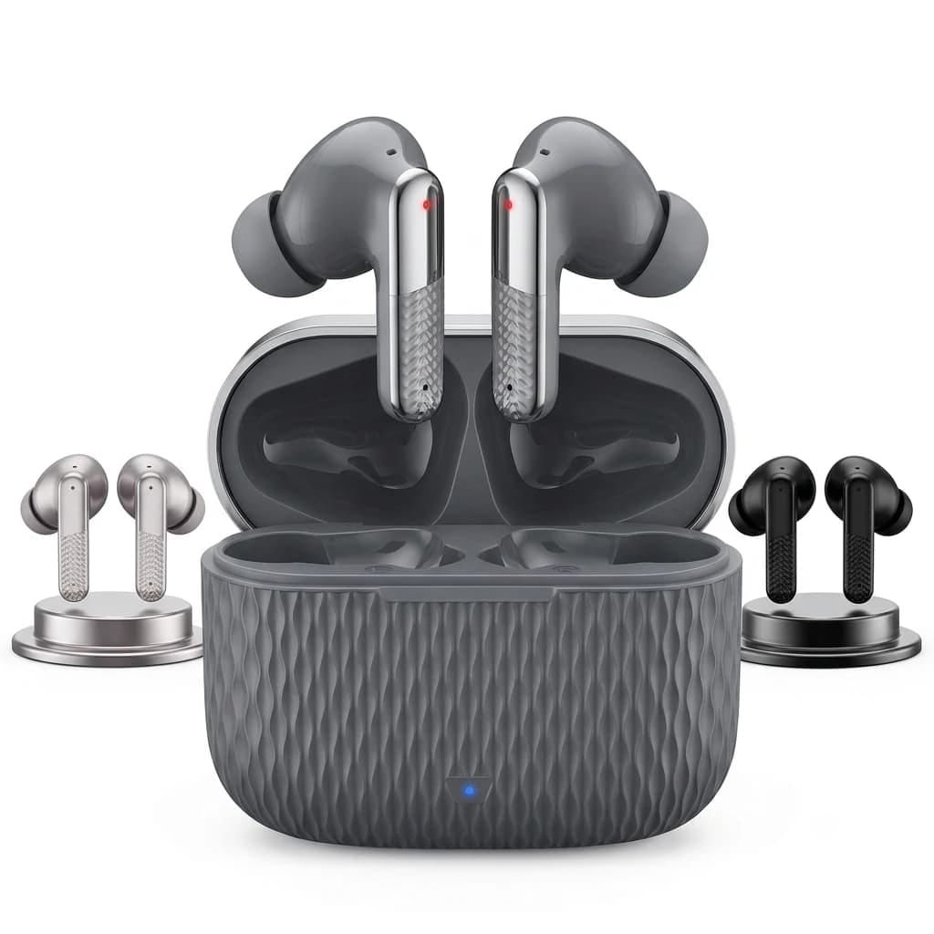 Buds Pro 5 Wireless Bluetooth Earbuds - HD Sound Quality Touch Control And Noise Reduction For Immersive Audio Experience (Random Color) buy online in Pakistan