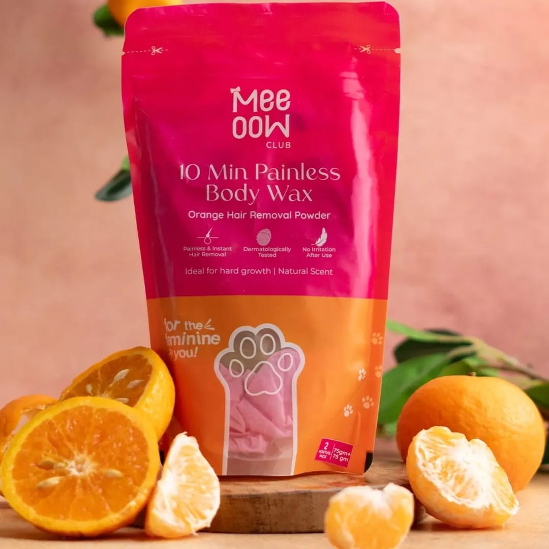 Meow Wax Powder - Buy 1 Get 1 Free Hair Removal Solution For Smooth Skin Easy And Painless Depilatory Treatment For Body And Face buy online in Pakistan