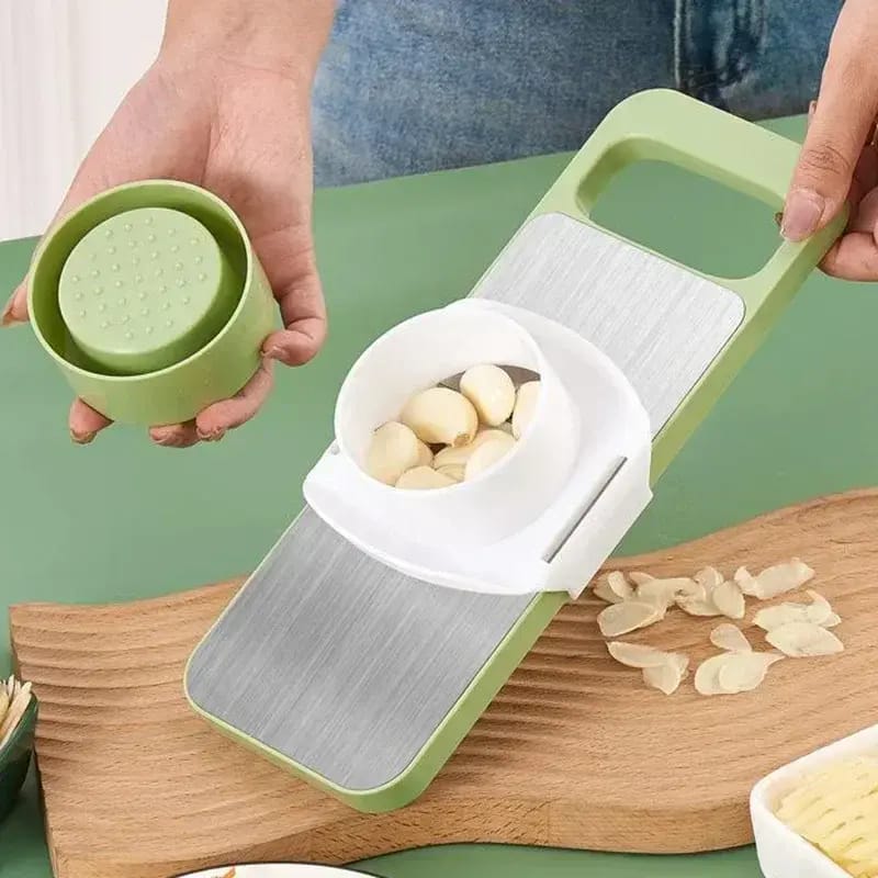 Multifunctional Vegetable Cutter & Slicer Set – Stainless Steel Mandoline Slicer with 5 Interchangeable Blades buy online in Pakistan