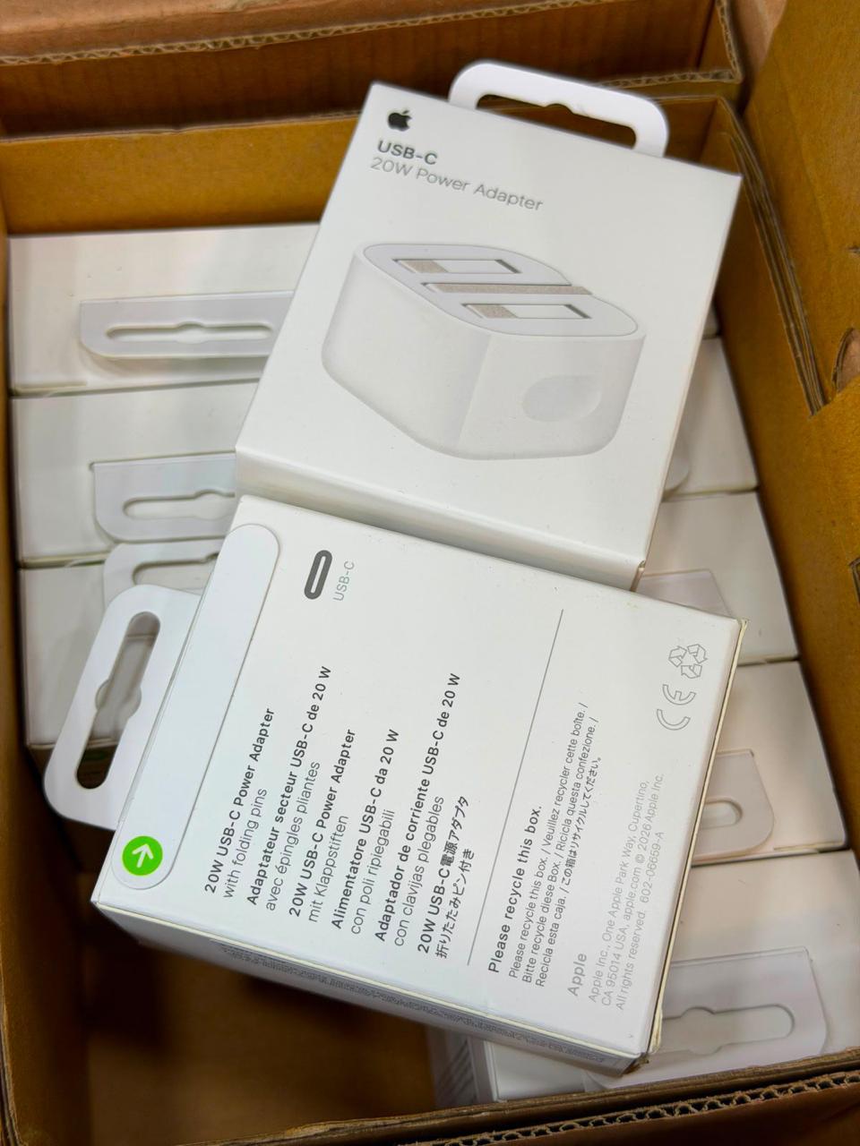 Apple 20 Watt 3 Pin Power Adopter Durable Compact Lightweight Fast Charging view 5