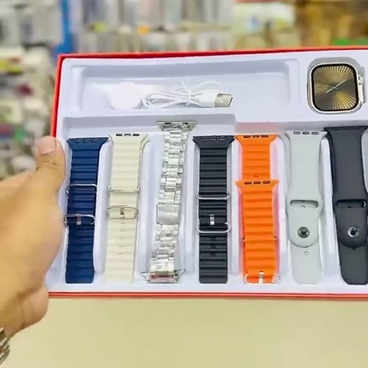 7 In 1 Ultra Smart Watch Is A Premium Wearable Designed To Combine Style, Functionality, And Convenience. view 4