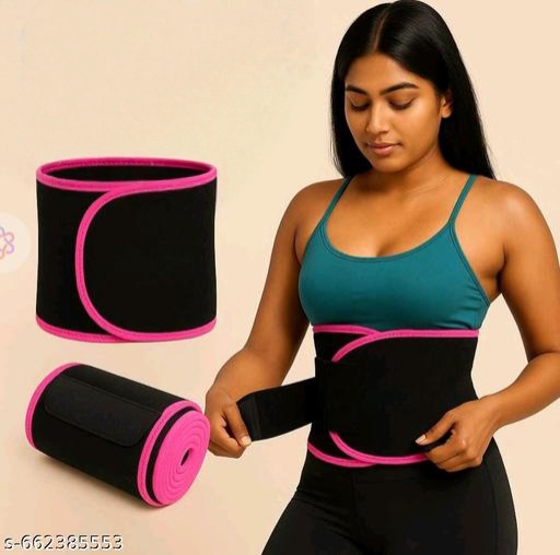 Slimming Waist Trimmer Belt for Men & Women – Adjustable Sweat Belt for Weight Loss, Tummy Control & Workout Support (Free Size, Random Color) buy online in Pakistan