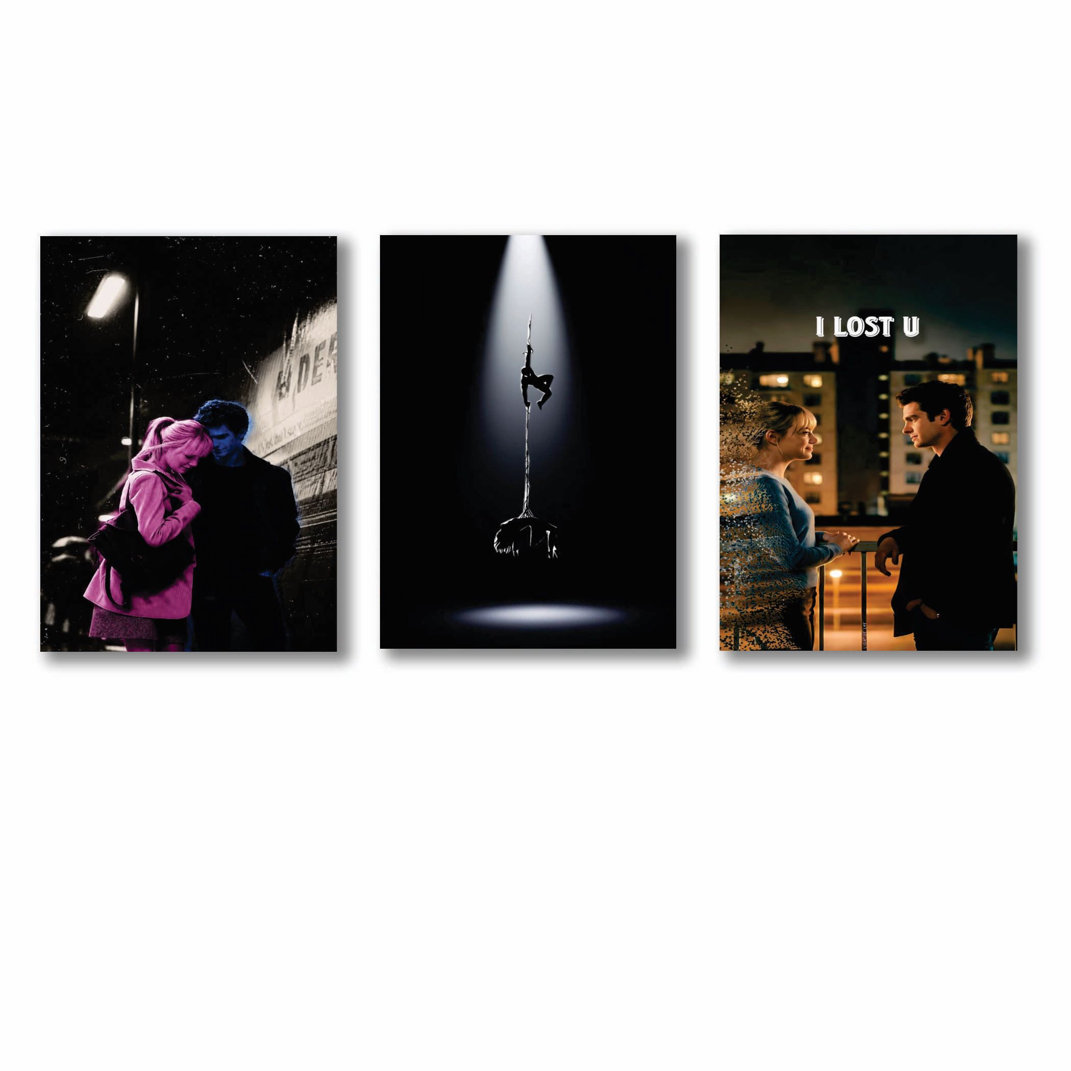 Set of 3 Premium Wall Art Photo Tiles – Modern Home Decor Sets 8x11 view 2