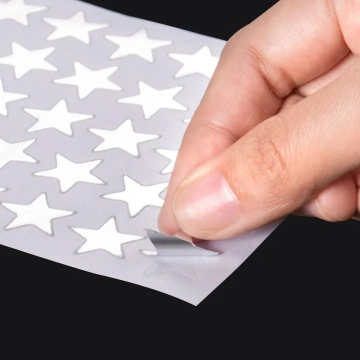 350 PVC Star Stickers Self Adhesive Removable Sparkle Rewards Funny Stickers For Teacher Encourage Students Kids - Stationery Accessory Designed thumbnail 2