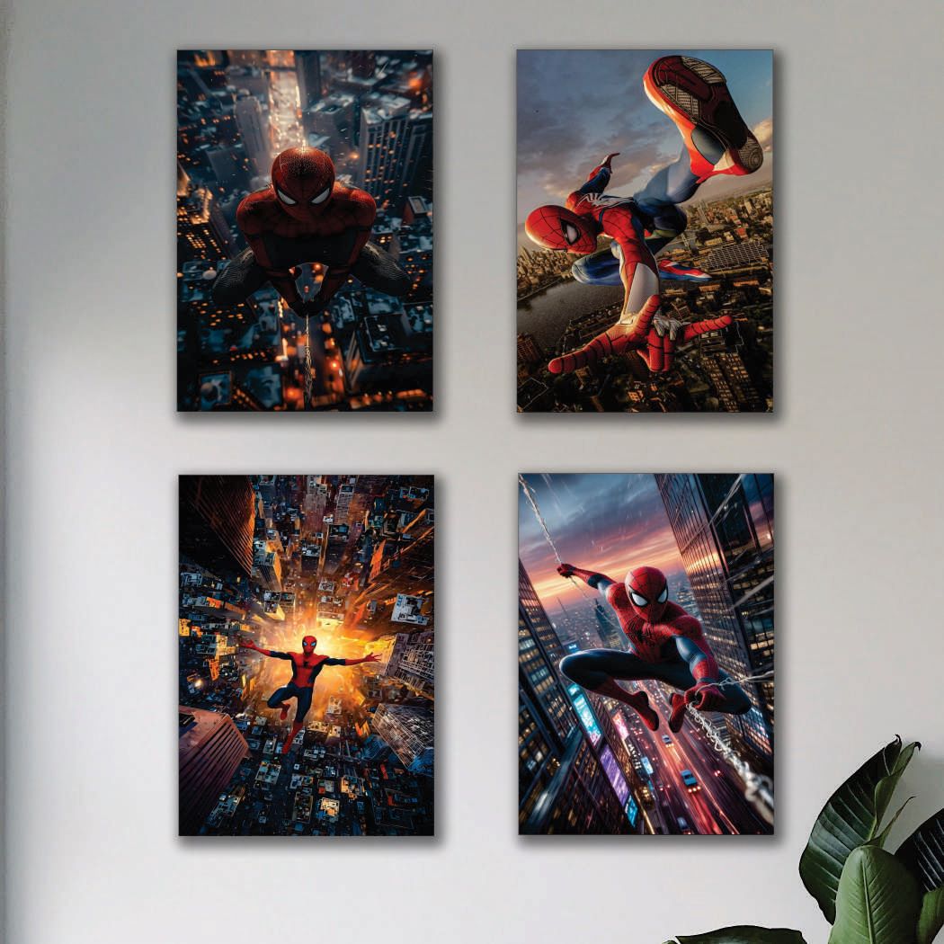 Set of 4 Premium Wall Art Photo Tiles - Buy Online in Pakistan at Zenbu Store