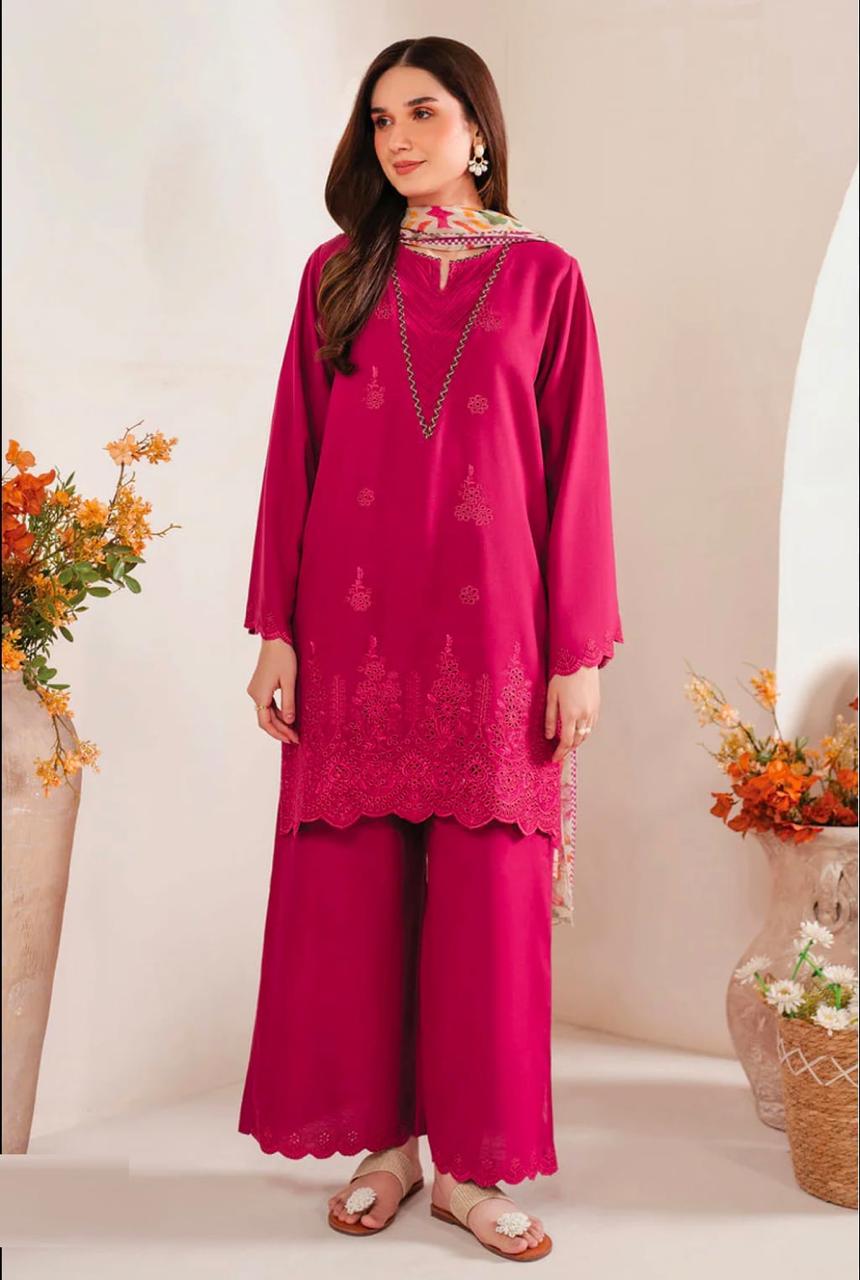 Sapphire Airjet Lawn 3 Piece Embroidered Suit With Printed Diamond Dupatta Premium Unstitched Dress Collection 2026