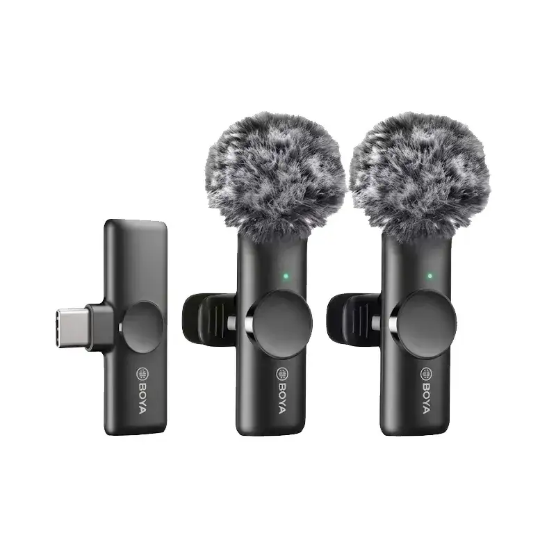 2in one BOYA Model: BY-MW13 Type: Wireless Live Microphone