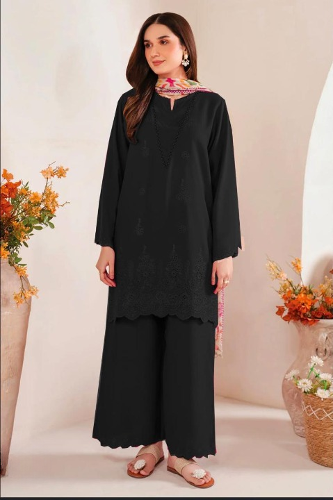 Sapphire Airjet Lawn 3 Piece Embroidered Suit With Printed Diamond Dupatta Premium Unstitched Dress Collection - Buy Online in Pakistan at Zenbu Store