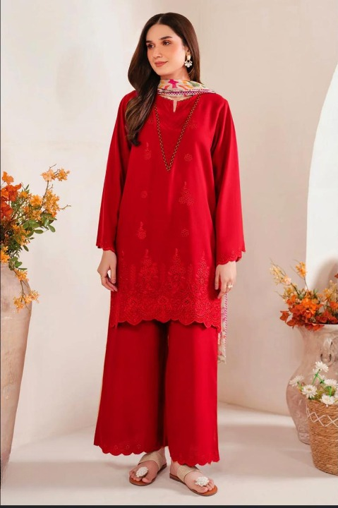 Sapphire Airjet Lawn 3 Piece Embroidered Suit With Printed Diamond Dupatta Premium Unstitched Dress Collection - Buy Online in Pakistan at Zenbu Store (Image 7)