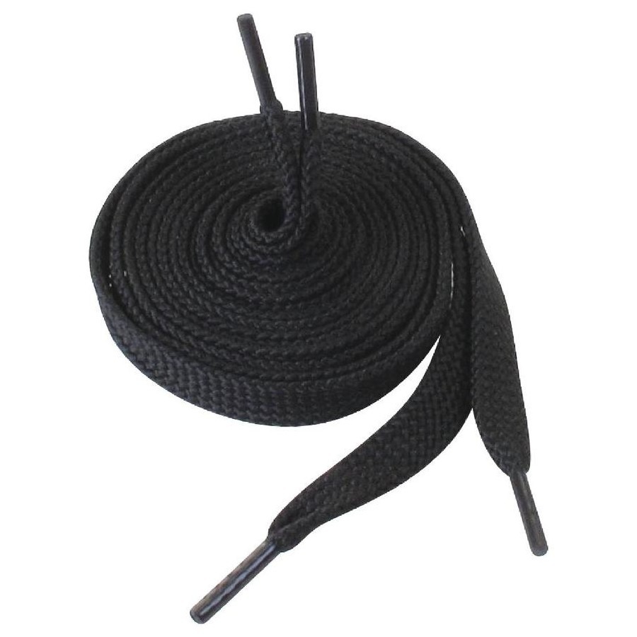 Black Shoelaces Medium Size Are Designed To Provide A Sleek And Classic Look While Ensuring Strength And Comfort view 3