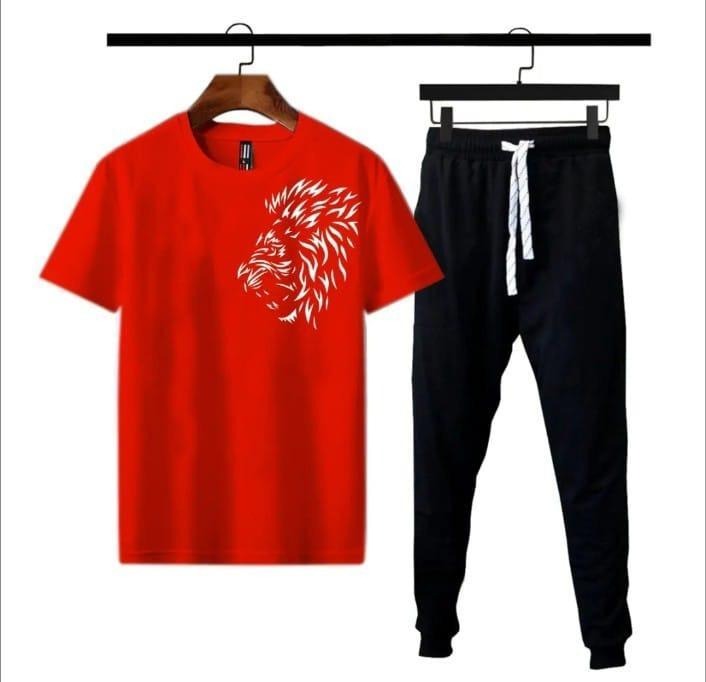 Premium Micro Men’s Tracksuit Tiger Print – Comfortable Sportswear | Gym & Workout Suit