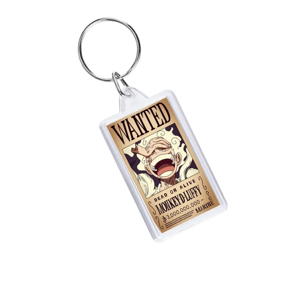 Monkey D. Luffy Anime Acrylic Keychain Double-Sided Printed – Cute Cartoon Character Key Ring for Backpack, Bag, Keys & Accessories view 3