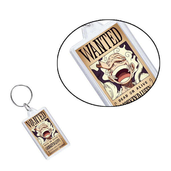 Monkey D. Luffy Anime Acrylic Keychain Double-Sided Printed – Cute Cartoon Character Key Ring for Backpack, Bag, Keys & Accessories view 2