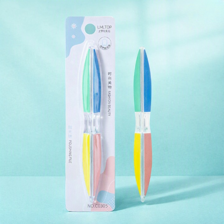 LMLTOP 4-Way Beauty Manicure Nail File & Polishing Buffer – Professional Nail Shaper & Shine Buffer thumbnail 2
